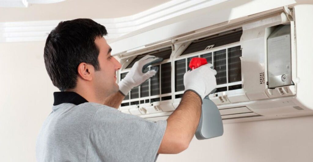 appliances xpert team repairing ac service in greater noida